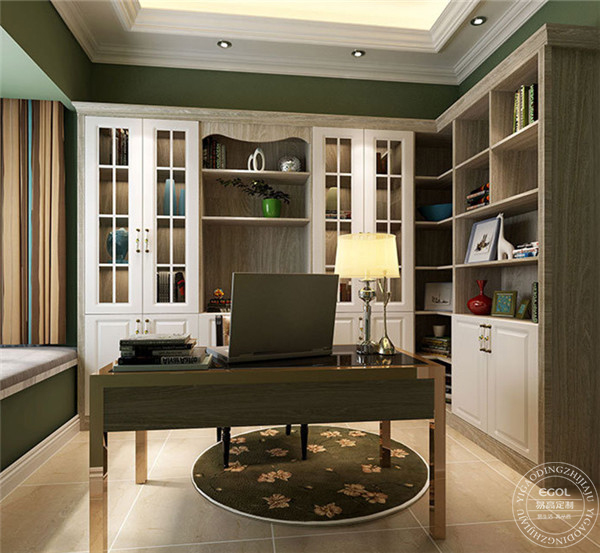 簡歐書房—點(diǎn)到為止的精簡美